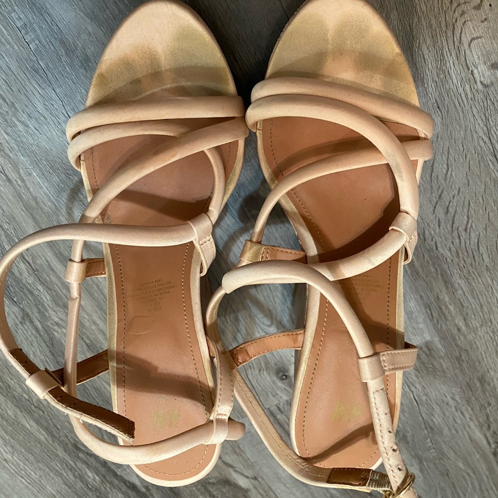 H&M strappy wedge